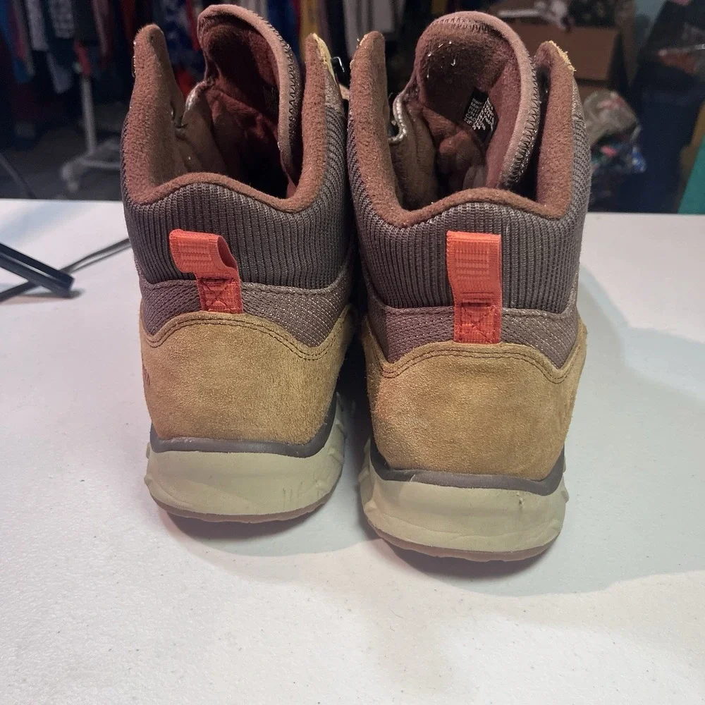LL Bean Snow Sneaker Men's sz 14 Brown Insulated Winter Hiking Boot Shoe